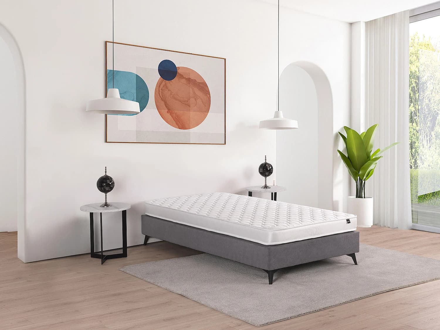 Matelas 90 x 190 cm mousse ép.15cm - DANAE II de YSMÉE