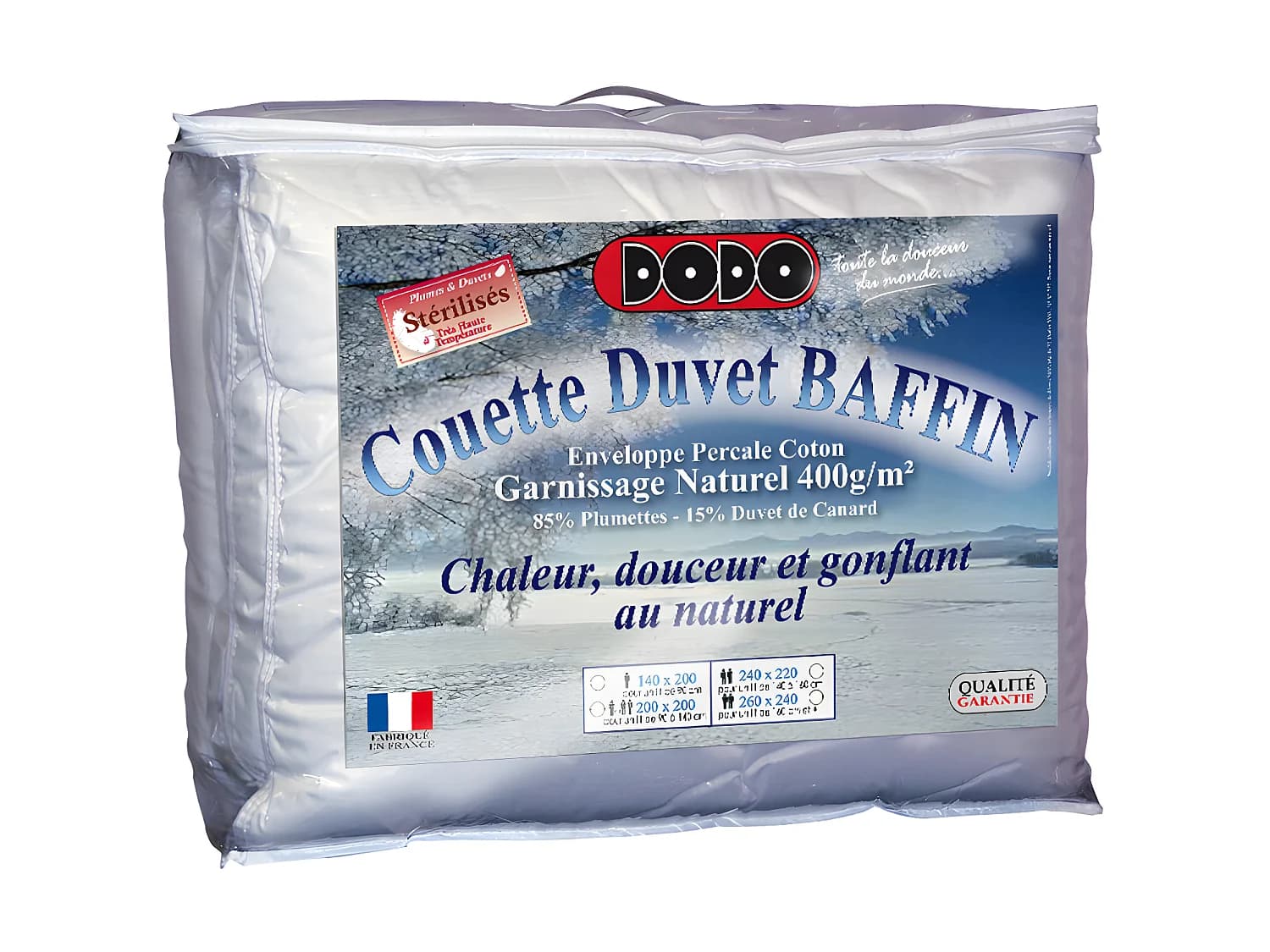 Couette DODO Naturelle Duvet - 220x240 cm - BAFFIN